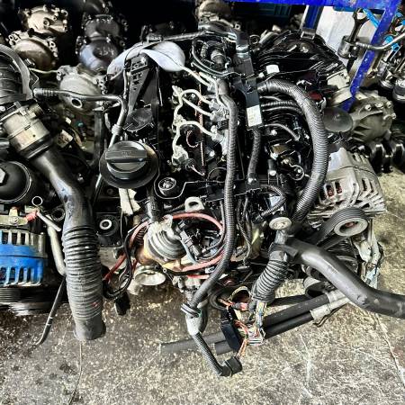 BMW N47D20C Komple çıkma ojinal motor x3 E87 komple motor gövde motor